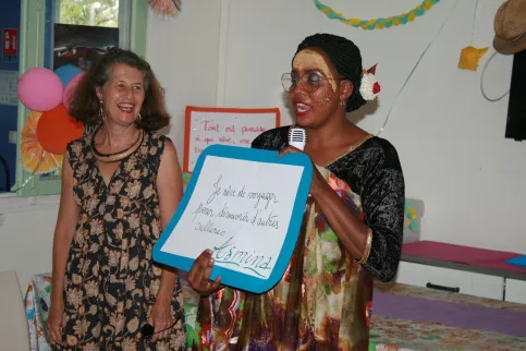 Anne, bénévole à La Maison des Familles La Source