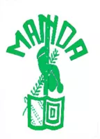 Logo vert de l'ong Manda
