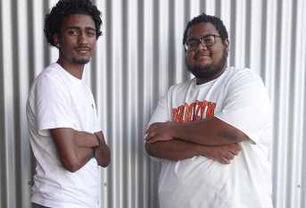 Enrick et Lorenzo, deux jeunes accompagnés par Pro'pulse prépa-apprentissage