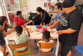 Atelier créatif à la Maison des familles Basse-Terre