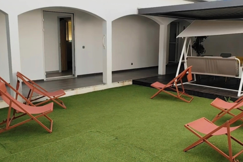 Le patio de la villa ADO