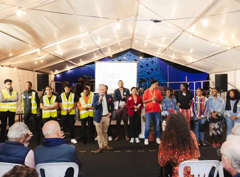 Philippe Rose et les jeunes