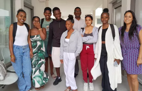 Elèves du lycée professionnel Saint-François-Xavier