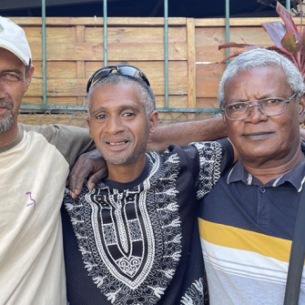Sébastien, Jean-Claude et Axel accompagnés par la Maison Saint-Joseph