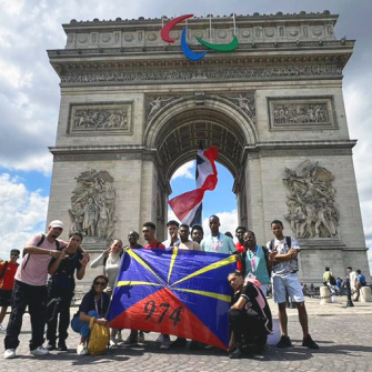 Les jeunes d'Apprentis d'Auteuil Océan Indien au JO à Paris
