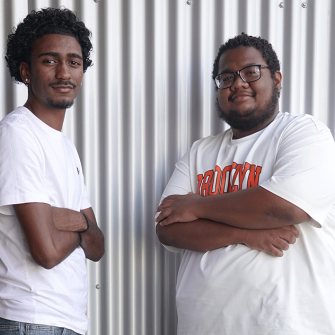 Enrick et Lorenzo, deux jeunes accompagnés par Pro'pulse prépa-apprentissage